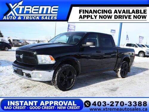 Used Crew Cab 2017 Ram 1500 DS6H98 Black Forest Green Pearl