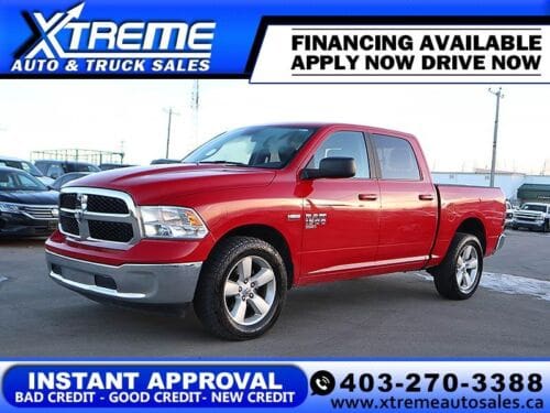 Used Crew Cab 2019 Ram 1500 Classic DS6H98 Flame Red