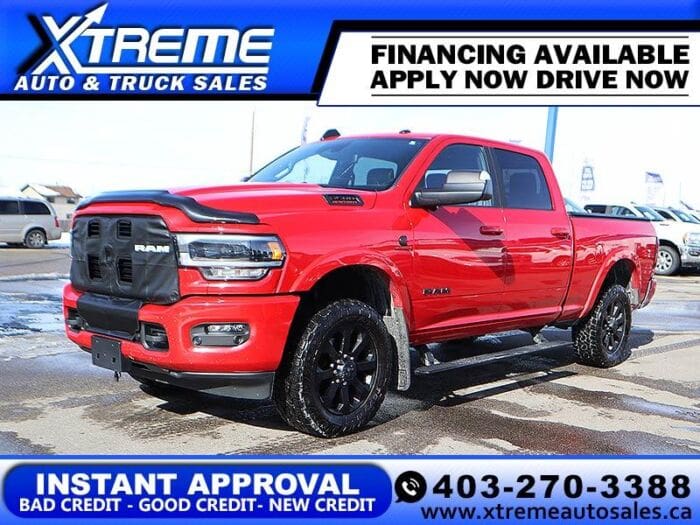 Used Crew Cab 2021 Ram 3500 D28P91 Flame Red