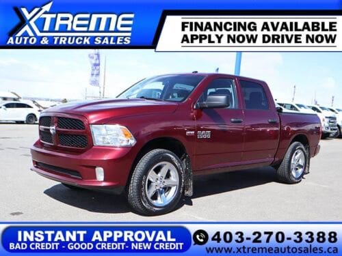Used Crew Cab 2017 Ram 1500 DS6L98 Flame Red