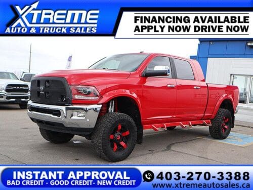 Used Crew Cab 2017 Ram 3500 D28P81 Flame Red