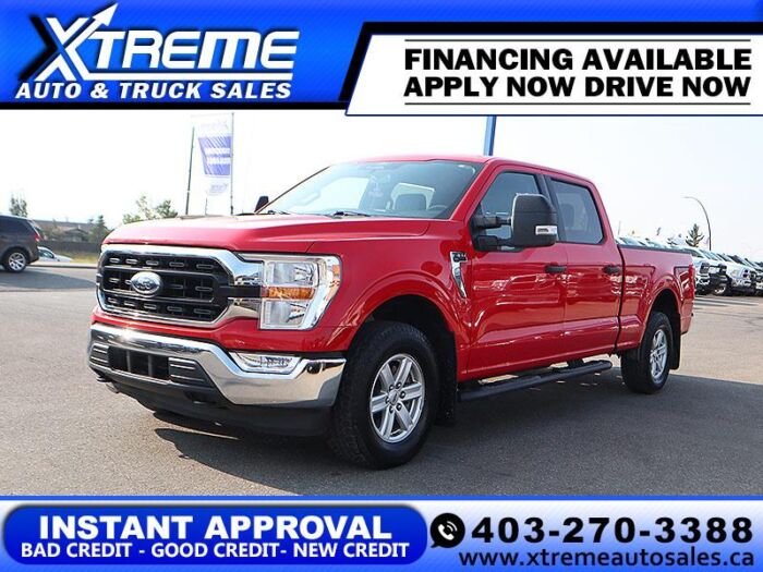 Used Crew Cab 2021 Ford F-150 W1E Race Red