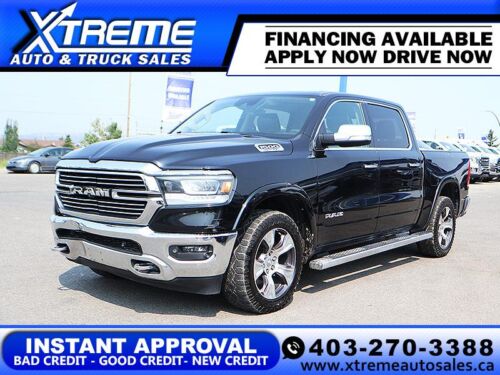 Used Crew Cab 2019 Ram 1500 DT6P98 Diamond Black Crystal Pearl