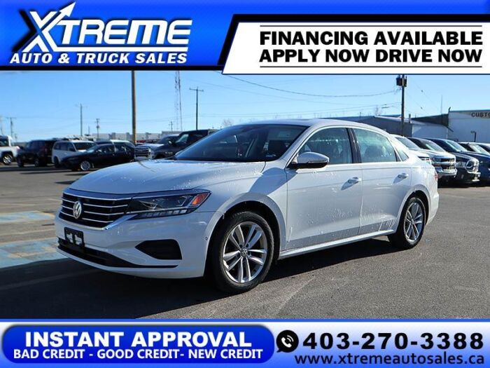 Used Sedan 2020 Volkswagen Passat A343P6 Pure White