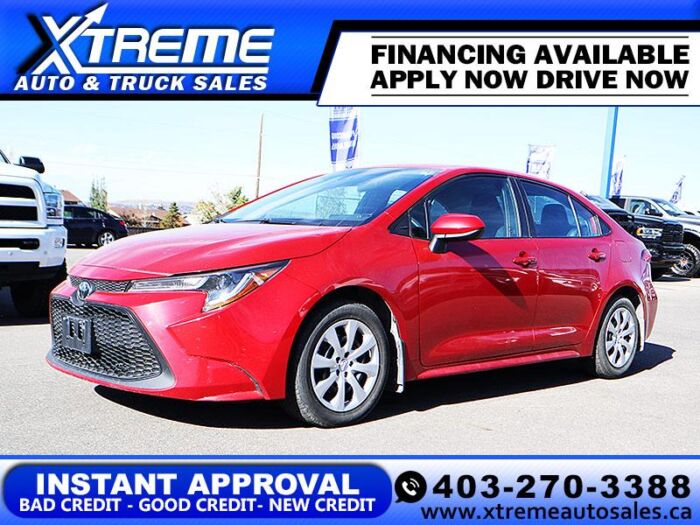 Used Sedan 2021 Toyota Corolla BPRBEM Barcelona Red Metallic