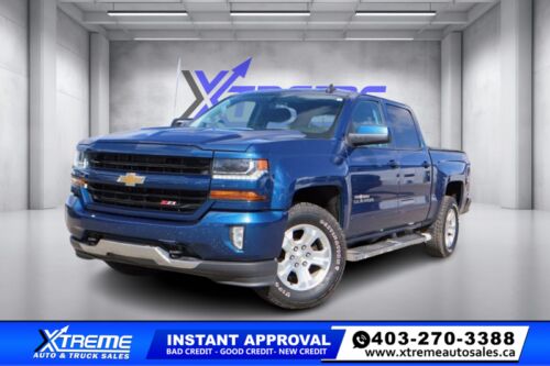 Used Crew Cab 2018 Chevrolet Silverado 1500 CK15543 Deep Ocean Blue Metallic