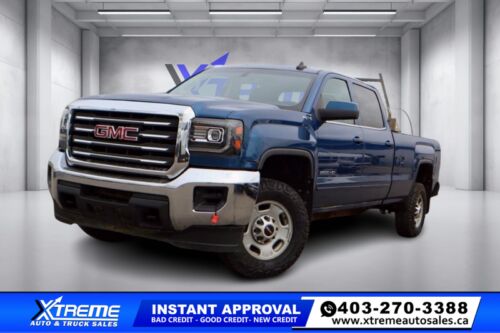Used Crew Cab 2018 GMC Sierra 2500HD TK25743 Stone Blue Metallic