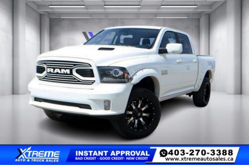 Used Crew Cab 2018 Ram 1500 DS6S98 Bright White