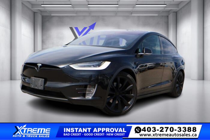Used SUV 2018 Tesla Model X 75D Obsidian Black Metallic