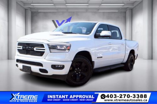 Used Crew Cab 2021 Ram 1500 DT6T98 Bright White