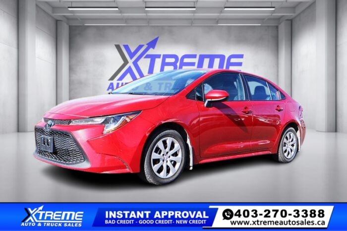Used Sedan 2021 Toyota Corolla BPRBEM Barcelona Red Metallic