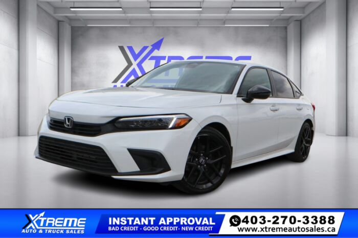 Used Sedan 2022 Honda Civic Sedan FE2F5NJ Platinum White Pearl