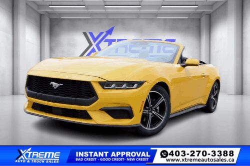 Used Convertible 2024 Ford Mustang P8U Yellow Splash Metallic Tri-Coat
